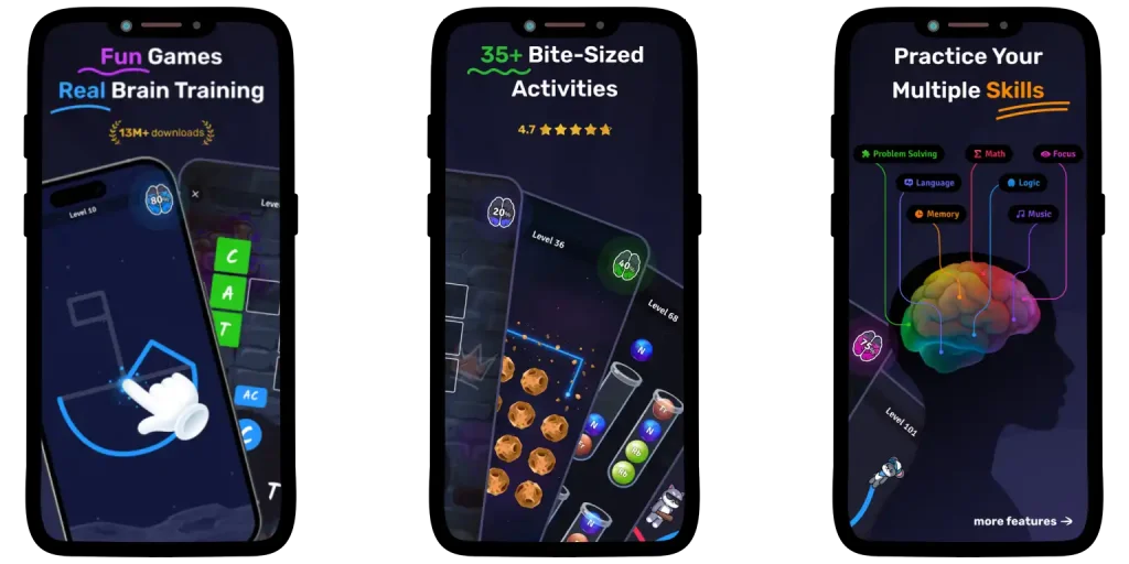 A screen from the Mind Elevate app.